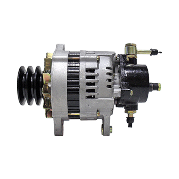 Isuzu-Mitsubishi Tipo Hitachi-24V-55A-Polea Triple con Depresor - Imagen 3