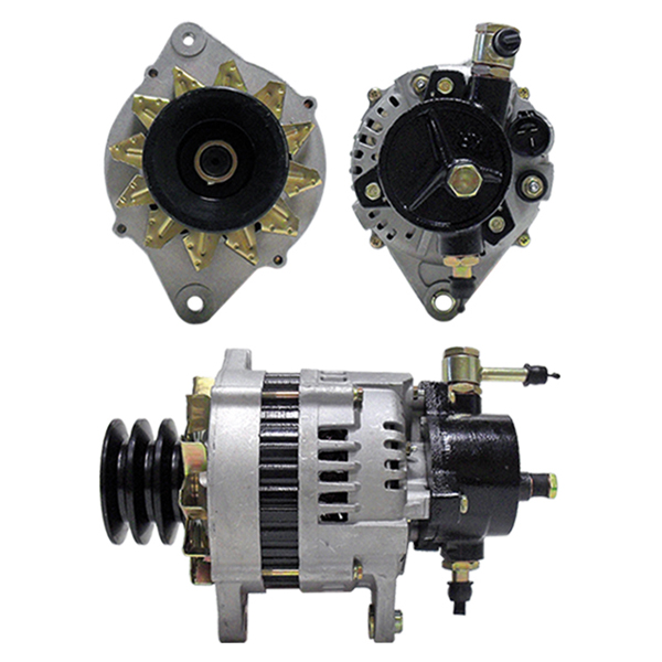 Isuzu-Mitsubishi Tipo Hitachi-24V-55A-Polea Triple con Depresor - Imagen 4