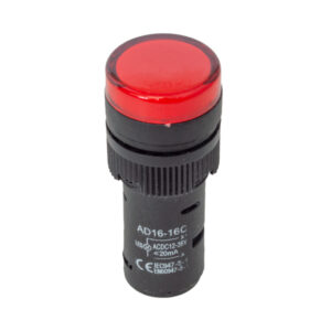 Indicador luminoso LED - Color Rojo - Caja X 10 Unidades
