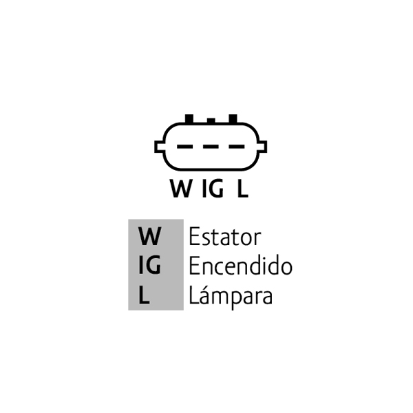 Caterpillar - 12V-55A-Polea 1 canal - Imagen 5