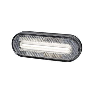 Bivoltaje 12/24 VElectronica 100% SMDUnidad sellada CUERPO-LENTECon retro reflector incorporadoConexion a la carroceria a traves de 2 tornillos 6 x 1/2Salida de cable doble envainadoCRISTAL Unipolar: Posicion delanteraPeso aprox.:Peso unitario: 82 gPeso embalaje: 562 gEmbalaje Caja x 6 Embalaje : Caja x 6