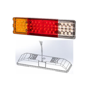 Ambar UnipolarRojo UnipolarRojo UnipolarCristal UnipolarElectronica 100% smdVoltaje: solo 12V56 leds ? 14 leds x funcionLado IZQUIERDOCon salida simple de cablesSin Ventana Ilumina PatentePeso aprox.:Unidad: 895 gCaja x 1: 1045 gEmbalaje Caja x 1 unidad Obs IZQ / 12V / Con salida de cables / Sin VentEmbalaje : Caja x 1 unidadObs : IZQ / 12V / Con salida de cables / Sin Vent
