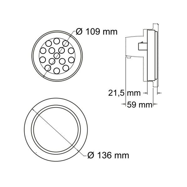Faro Trasero Elec. Bivoltaje 12/24V Electrónica 100% smd - Imagen 2