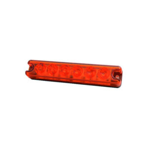 6 Leds CREE color ROJO Bivoltaje 12/24 V Electronica 100% smd Sin secuencia de destellos,? iluminacion continua Peso aprox.: Unidad:47 gCaja x 2: 135 g Embalaje : Caja x 2