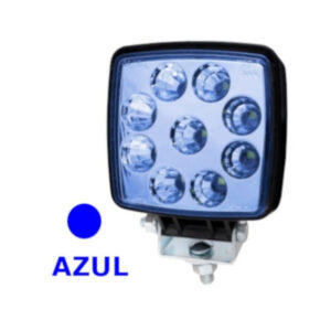 Faro BAIML 9 Cree leds Concentra / Spot Color AZUL - Bivoltaje 12V / 24V - 120W SuperNova