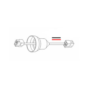 CHICOTE UNIPOLAR COMPLETO, CON CAPUCHON, Serie 1800
PARA FUNCION: POSICION
CABLES NEGRO-ROJO

Peso aprox.:
Unidad: 9 g
Paquete x 10: 398 g

Embalaje Paquete x 10
