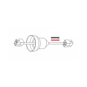 CHICOTE BIPOLAR COMPLETO, CON CAPUCHON, Serie 1800
CABLES COLORES NEGRO ? BLANCO ? ROJO

Peso aprox.:
Unidad: 44 g
Paquete x 10: 440 g

Embalaje Paquete x 10