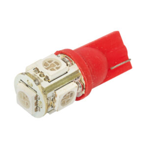 Lámpara Led Sin Culote Multiface Rojo