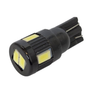 Lámpara Led T10 - 5630 - 6SMD Base Negra 12V