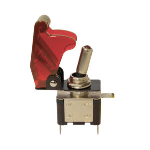 Llave 1 Punto Deportiva Con Led - Roja - 2 Terminales