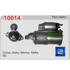 MOTOR DE ARRANQUE CORSA, ASTRA, MERIVA, NAFTA