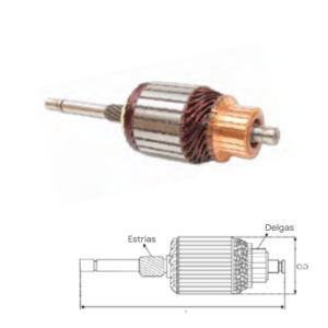 INDUCIDO FIAT UNO (CON REDUCCION)