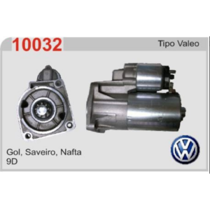 MOTOR DE ARRANQUE GOL, SAVEIRO, NAFTA (Reemplazo 10108)
