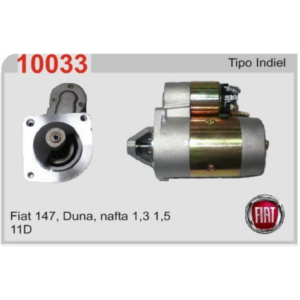 MOTOR DE ARRANQUE FIAT 147, DUNA, NAFTA 1.3 1.5