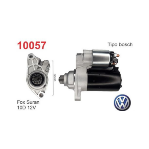MOTOR DE ARRANQUE FOX, SURAN (Reemplazo 10075-10204)