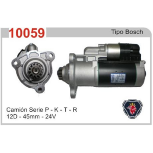 MOTOR DE ARRANQUE CAMION SERIE P-K-T-R