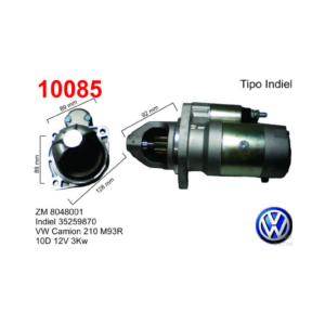 MOTOR DE ARRANQUE VW CAMION 210 M93R  (Reemplazo 10211)