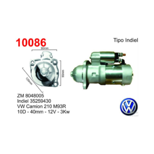 MOTOR DE ARRANQUE VW CAMION 210 M93R
