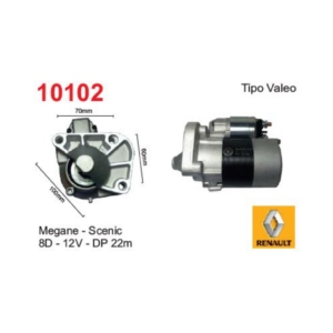 MOTOR DE ARRANQUE MEGANE, SCENIC VALEO