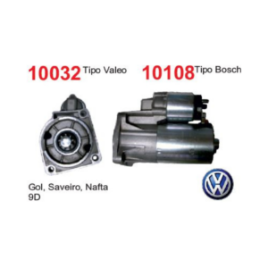 MOTOR DE ARRANQUE GOL, SAVEIRO, NAFTA (Reemplazo 10032)