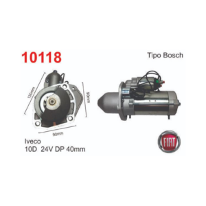 MOTOR DE ARRANQUE IVECO DAILY (Reemplazo 10144)