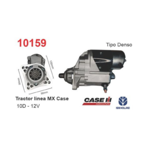 MOTOR DE ARRANQUE DENSO CASE TRACTOR LINEA MX 12V