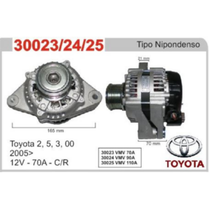 ALTERNADOR TOYOTA 2005 NIPPONDENSO