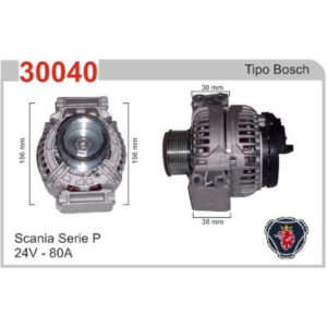 ALTERNADOR SCANIA SERIE P BOSCH