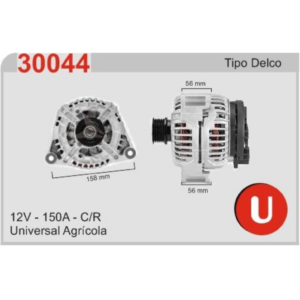 ALTERNADOR UNIVERSAL AGRICOLA DELCO