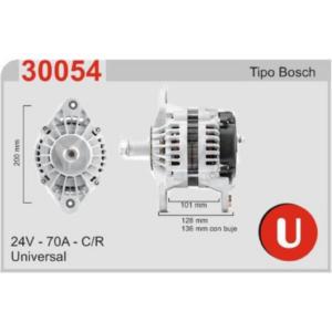 ALTERNADOR UNIVERSAL BOSCH