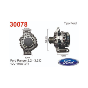 ALTERNADOR FORD RANGER 2.2 - 3.2 D FORD