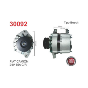 ALTERNADOR FIAT CAMION BOSCH