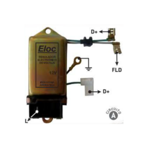 REGULADOR DE VOLTAJE TIPO INDIEL 12V