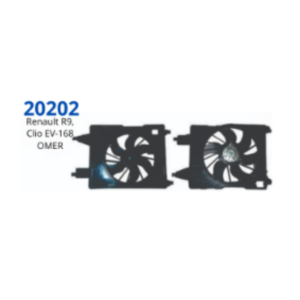 ELECTROVENTILADOR SIMIL OMER EV 168 EV 453 CLIO
