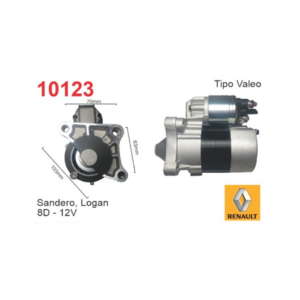 MOTOR DE ARRANQUE SANDERO, LOGAN (Reemplazo 10092)