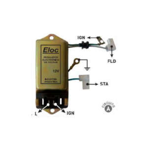 REGULADOR DE VOLTAJE TIPO INDIEL 12V