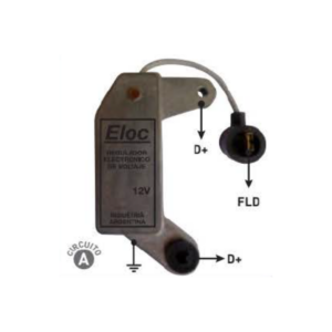REGULADOR DE VOLTAJE TIPO INDIEL 12V