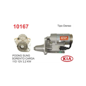 MOTOR DE ARRANQUE DENSO KIA BESTA 2.7 3.0 K2700 PREGIO 2.7