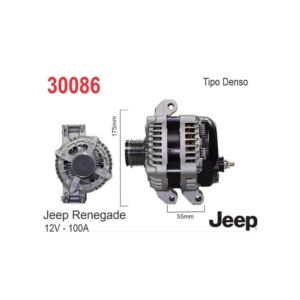 ALTERNADOR DENSO 12V 100A JEEP RENEGADE