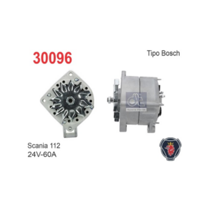 ALTERNADOR BOSCH 24V 60A SCANIA 360