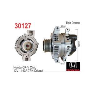 ALTERNADOR DENSO 12V 140A HONDA CR-V CRV