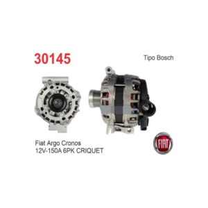 ALTERNADOR BOSCH 12V 150A FIAT ARGO CRONOS IDEA