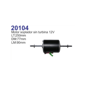 MOTOR SOPLADOR SIN TURBINA 24V UNIVERSAL