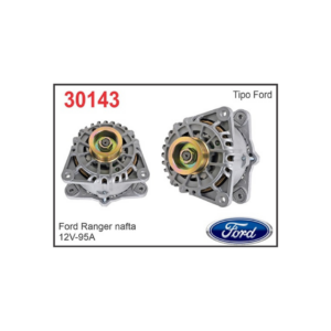 ALTERNADOR FORD 12V 95A FORD RANGER NAFTA FIESTA ESCORT 4 PATAS NAFTA